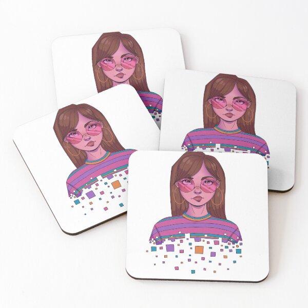 Item preview, Glitching eighties girl - Aesthetic  designed and sold by cherrysart1.