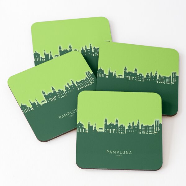 Item preview, Pamplona Spain Skyline designed and sold by ArtPrints.