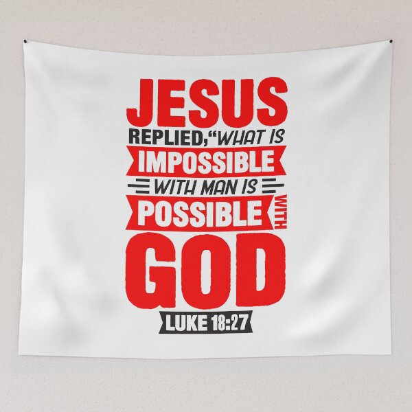 Item preview, Luke 18:27 designed and sold by plushism.