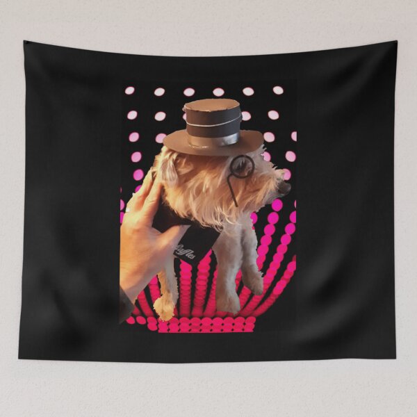 Item preview, raffles the gentleman dog in top hat and monocle designed and sold by toastygoat.