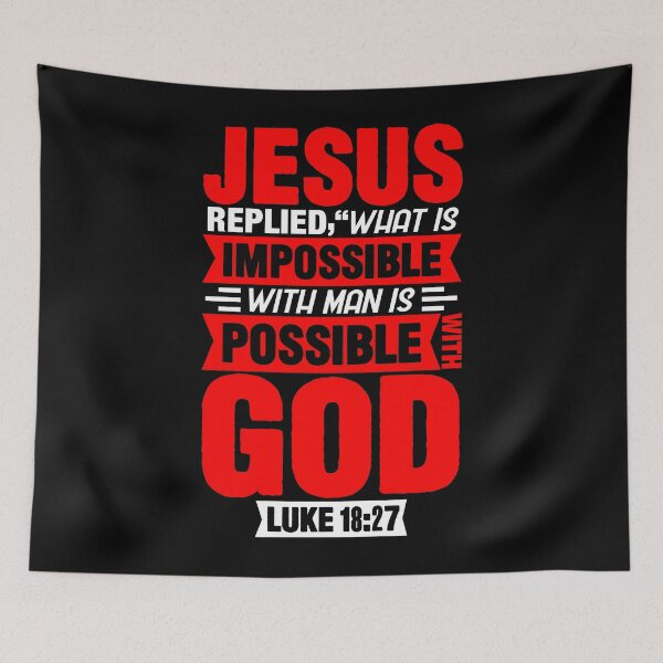 Item preview, Luke 18:27 designed and sold by plushism.