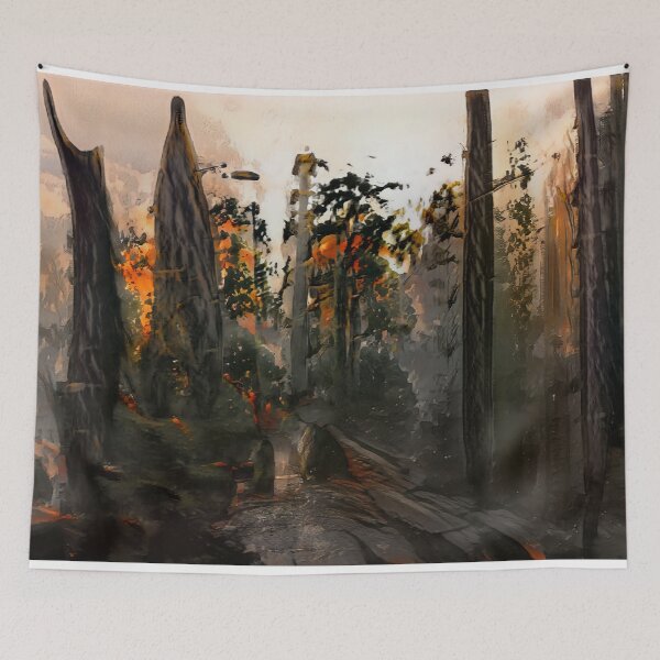 Item preview, Abstract Bio Future Forest designed and sold by BioDigital-Jazz.