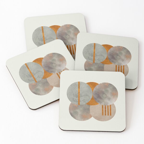 Item preview, Round Geometric Abstract Shapes designed and sold by BilgePaksoylu.