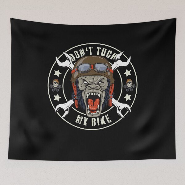 Item preview, Motorcyclist Motorcycle Don't tuch my bike designed and sold by FalkDania.