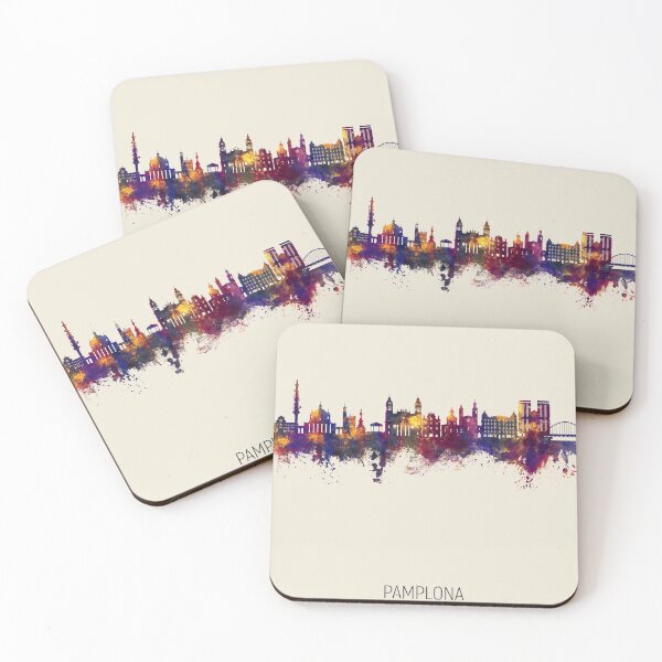 Item preview, Pamplona Spain Skyline designed and sold by ArtPrints.