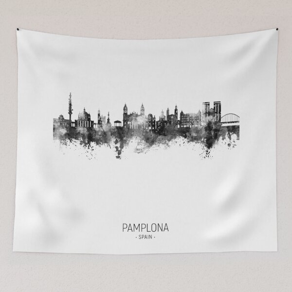 Item preview, Pamplona Spain Skyline designed and sold by ArtPrints.