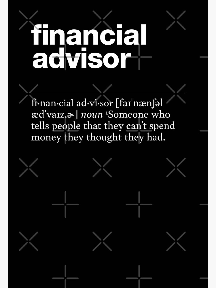 ""Financial advisor" funny job description, definition ...