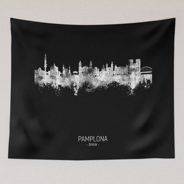 Item preview, Pamplona Spain Skyline designed and sold by ArtPrints.