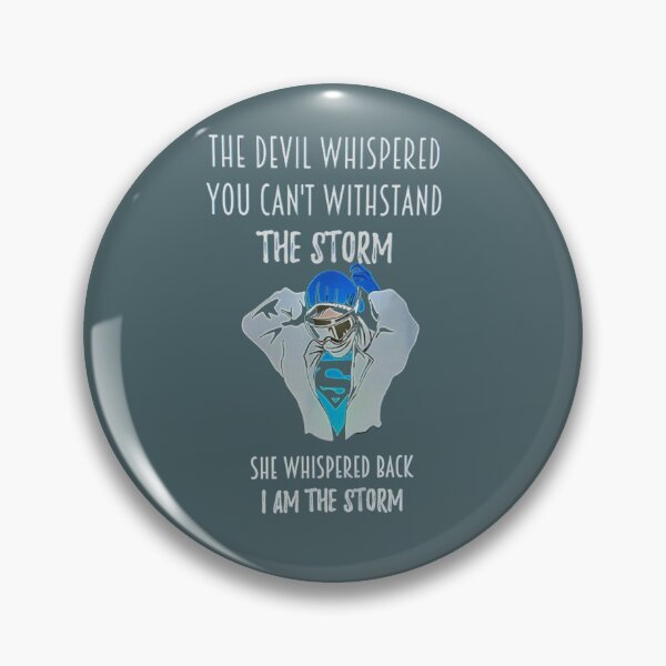 Item preview, The Devil Whispered You Can't Withstand The Storm camiseta de enfermera designed and sold by chanat3659.