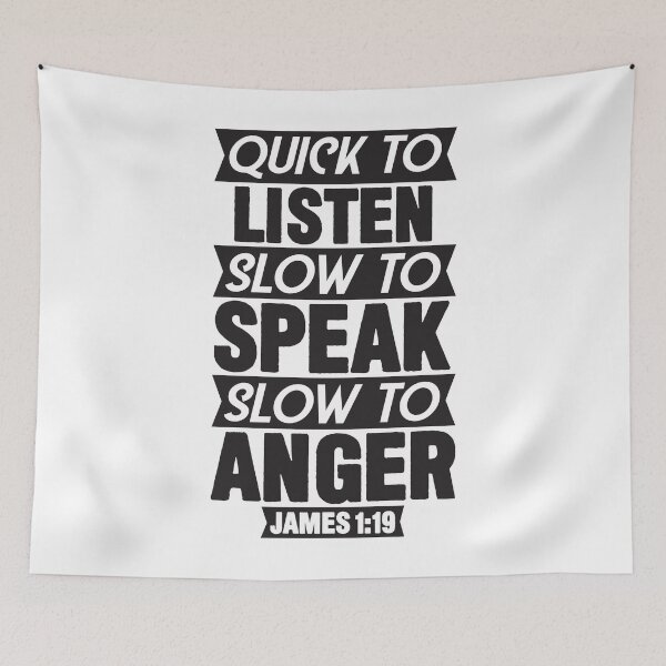 Item preview, James 1:19 designed and sold by plushism.