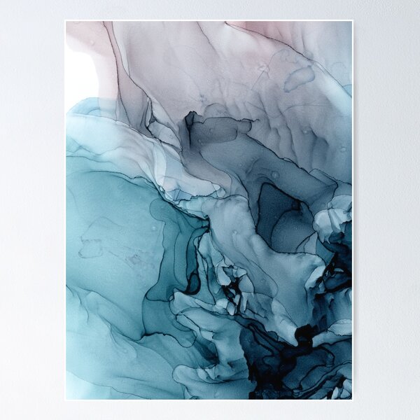 Item preview,  Blue Seas Mauve Sand Abstract Painting 1 designed and sold by Elizabeth  Karlson.