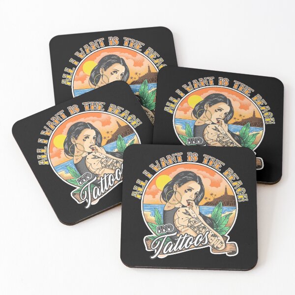 Item preview, All I Want is the Beach and Tattoos designed and sold by LeGND.
