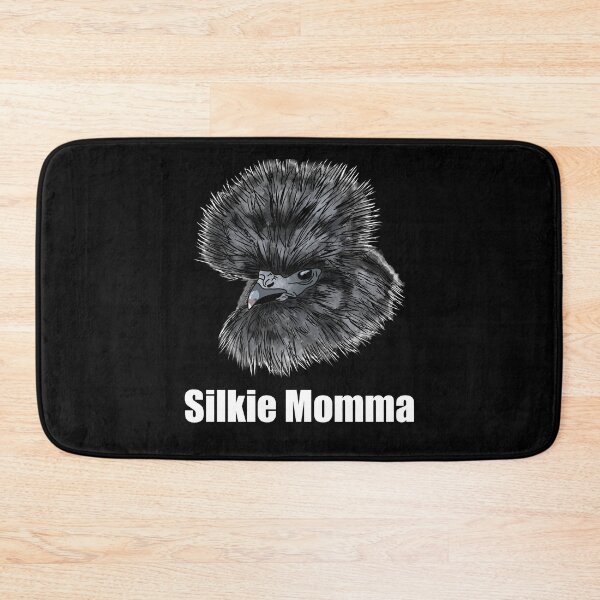 Item preview, Adorable Silkie Chicken Watercolor Style Illustration with Silkie Momma designed and sold by PrettyLittlePic.