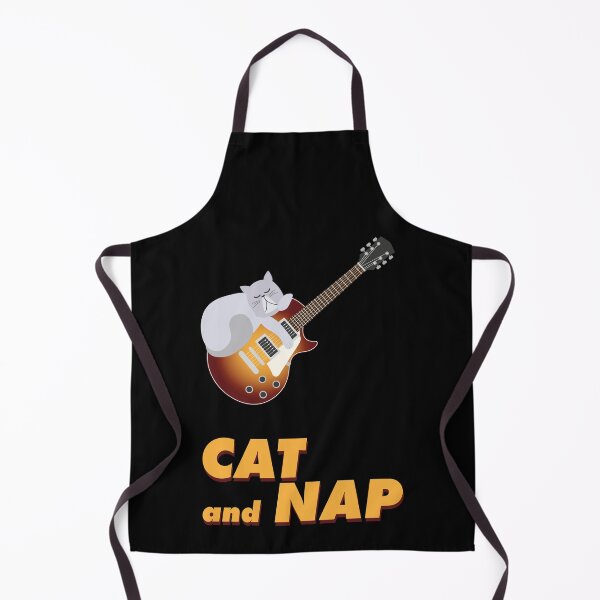 Item preview, Relaxed Cat on Rock Guitar | Persian | Catnap | Sunburst designed and sold by Fluffy-Vectors.