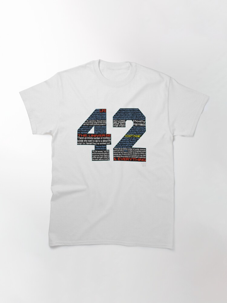 "Hitchhiker's Guide 42 Quotes" T-shirt By Zenjamin | Redbubble