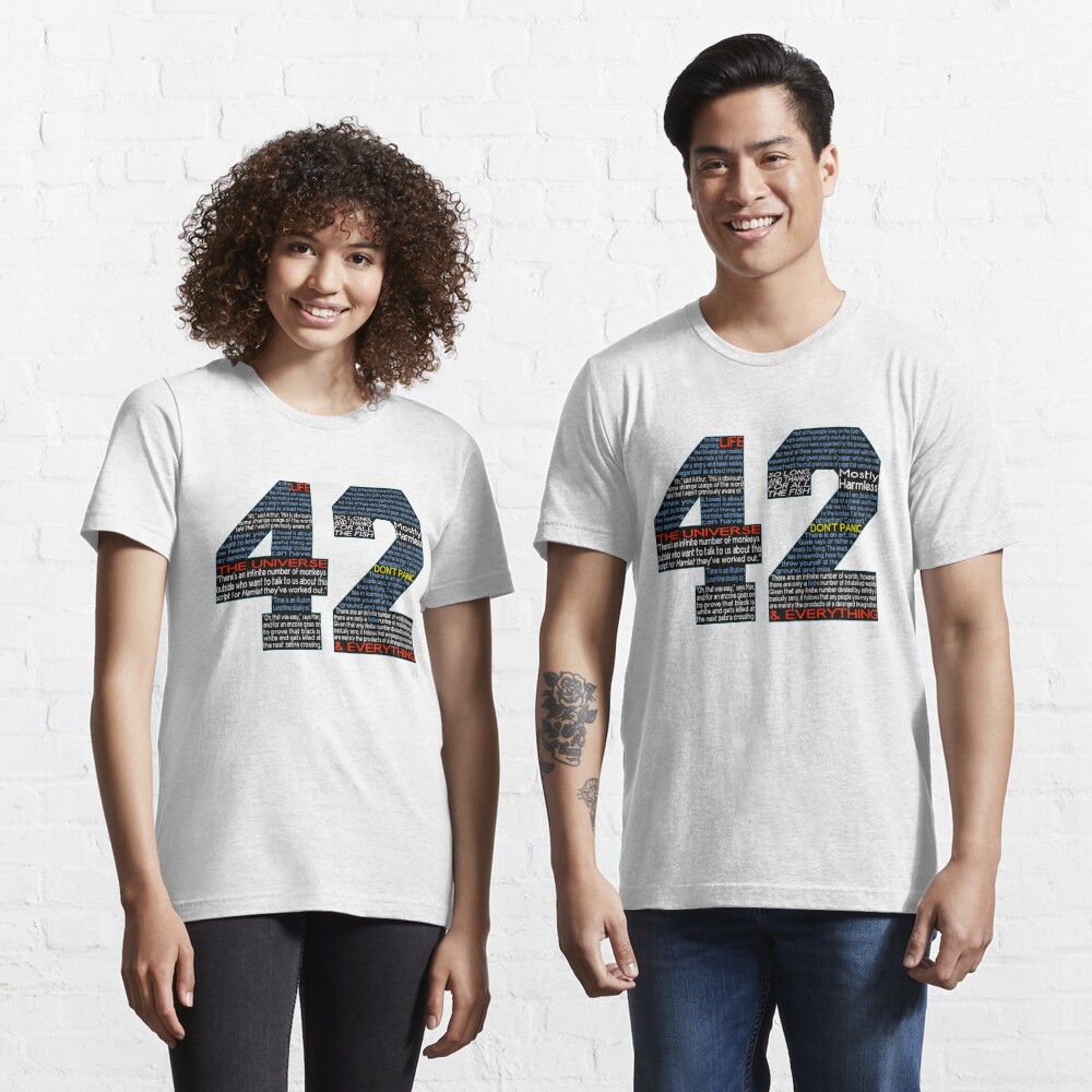 "Hitchhiker's Guide 42 Quotes" T-shirt For Sale By Zenjamin | Redbubble ...