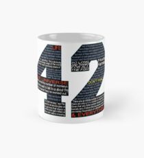 Hitchhiker's Guide 42 Quotes Classic Mug