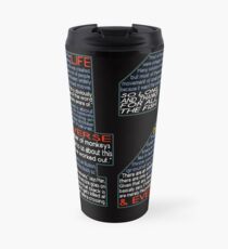 Hitchhiker's Guide 42 Quotes Travel Mug
