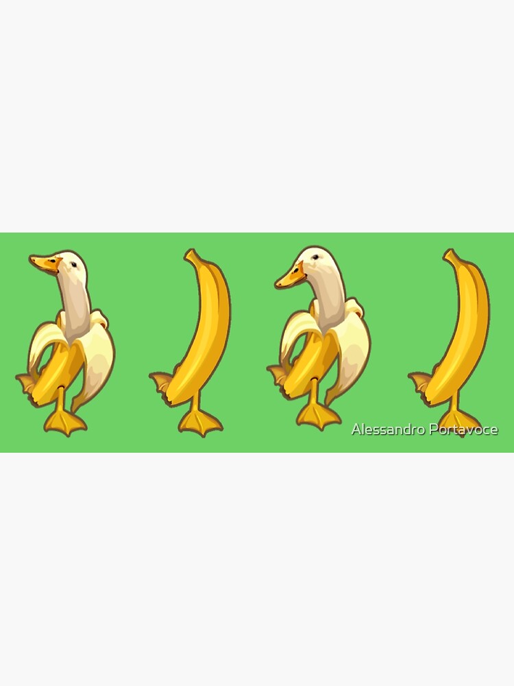 Lámina fotográfica «BANANA DUCKmeme, divertido, mitad plátano mitad