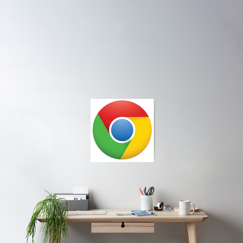 Google chrome logo original Blue Red Green Yellow Color Essential T-Shirt  for Sale by Dino-Photo