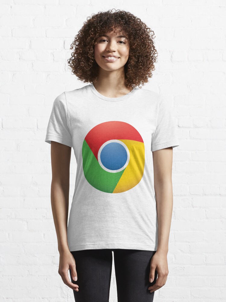 Google chrome logo original Blue Red Green Yellow Color Essential T-Shirt  for Sale by Dino-Photo