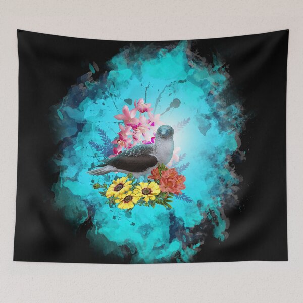 Item preview, Booby seabird with flowers designed and sold by koalas1414.