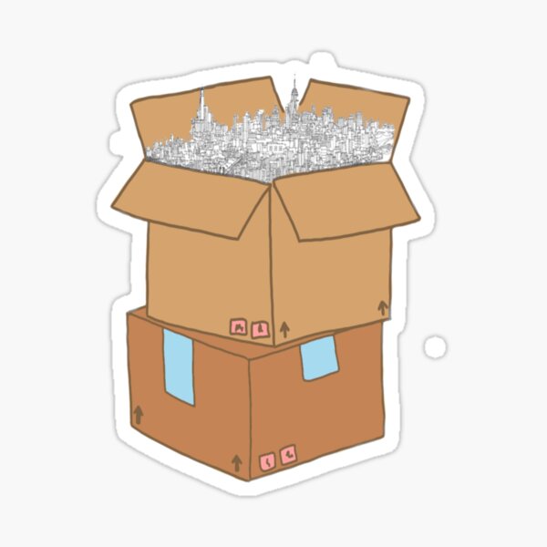 Boxes Stickers for Sale