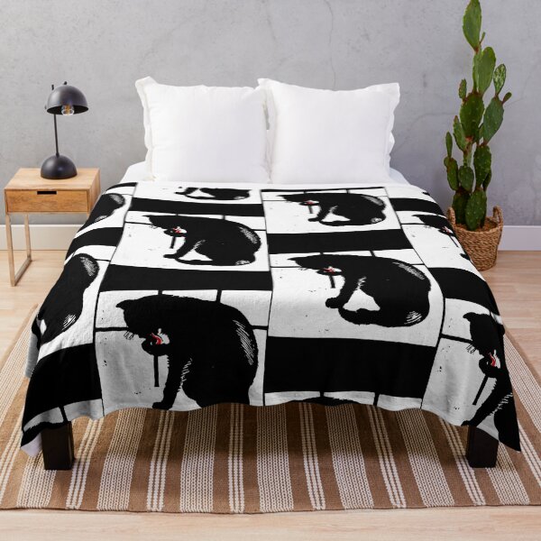 Item preview, Victorian Woodcut Black Cat designed and sold by Pixelchicken.