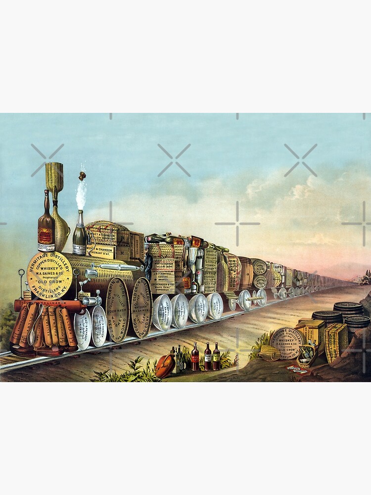 "Express Train Carrying Alcohol art" Poster for Sale by epicsaying