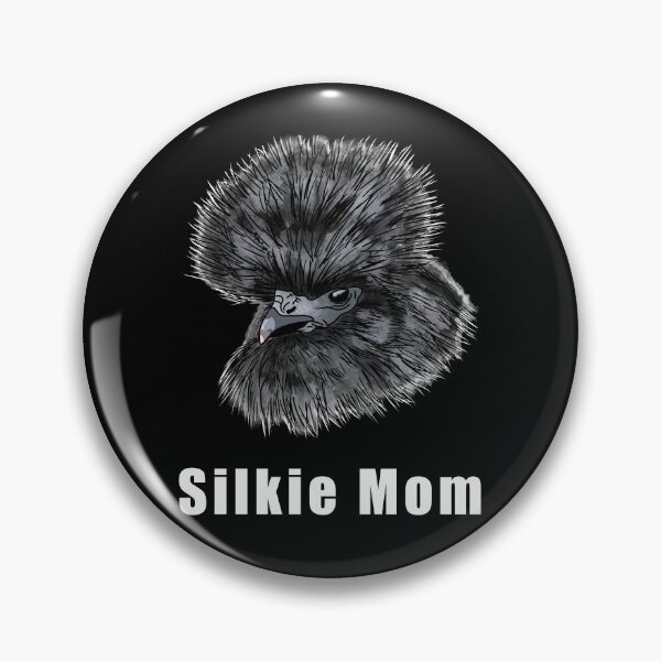 Item preview, Silkie Mom Cute Black Silkie Chicken Illustrated in a Watercolor Painting Style designed and sold by PrettyLittlePic.