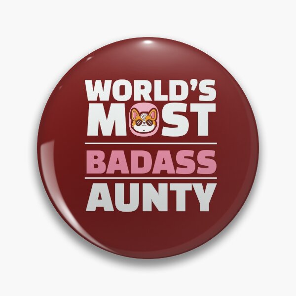 Item preview, Worlds Most Badass Aunty - Cat Lovers Gifts designed and sold by VikGen.