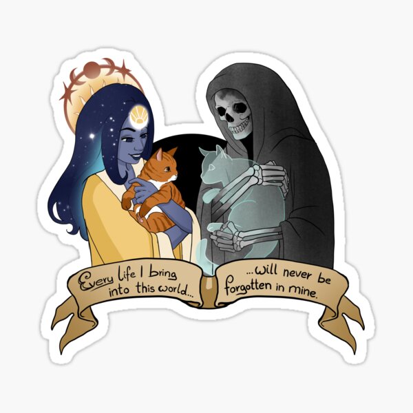 Life & Death Sticker