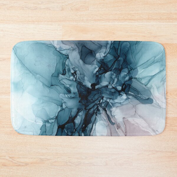 Item preview,  Blue Seas Mauve Sand Abstract Flow Painting  designed and sold by Elizabeth  Karlson.