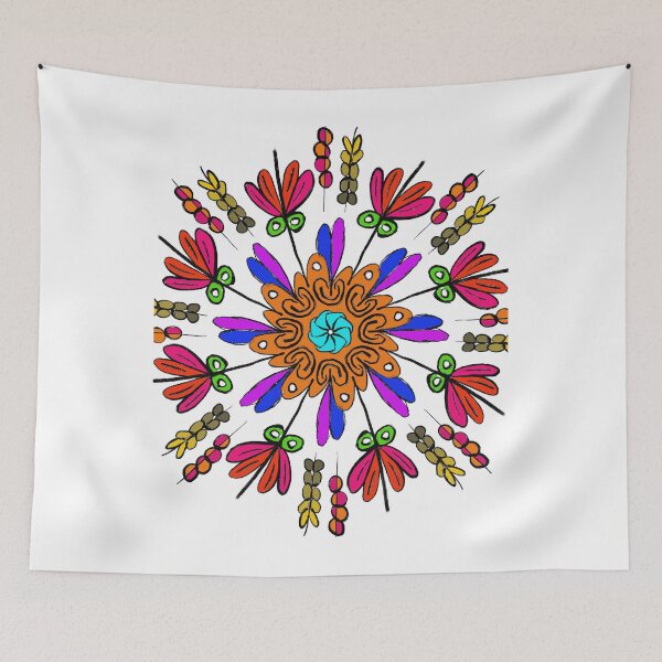 Item preview, mandala mariposa colorida designed and sold by mikoala50.
