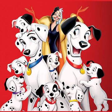 101 Dalmatians Postcard Pongo Perdita Disney Animation 100 Characters 100  Years