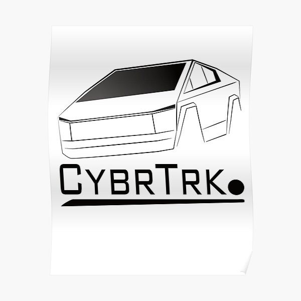 CYBRTRK. T-Shirt Poster
