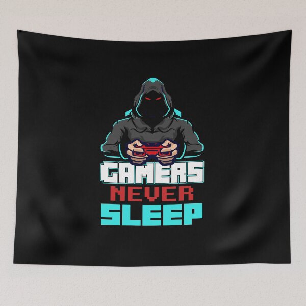 Item preview, Gamers Never Sleep designed and sold by Macspayne.
