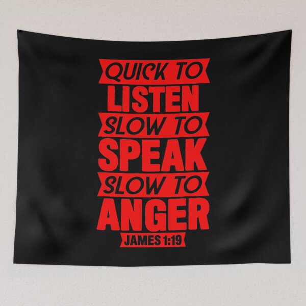 Item preview, James 1:19 designed and sold by plushism.