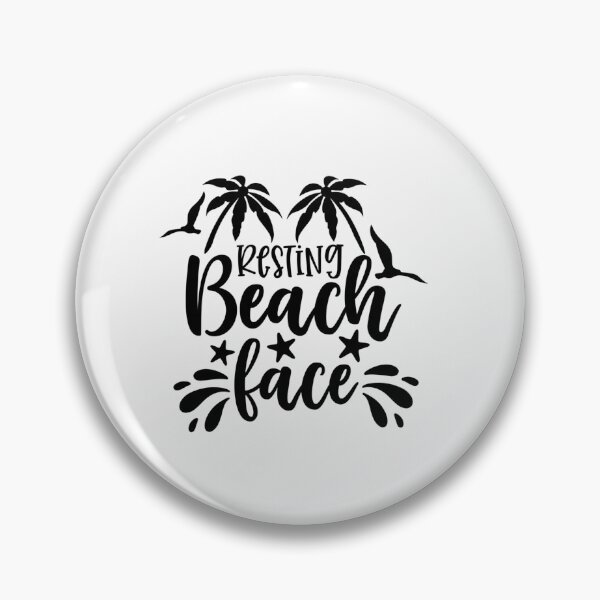 Item preview, Resting beach face designed and sold by SasKloset.
