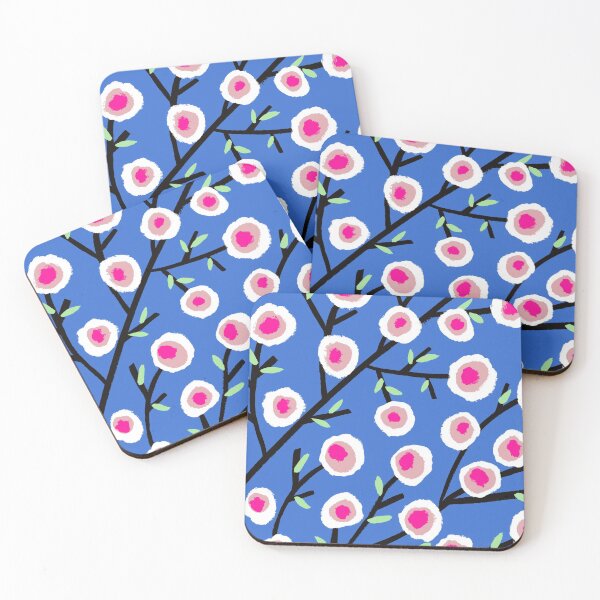 Item preview, Cherry Blossom Tree in Blue designed and sold by biglittlestudio.