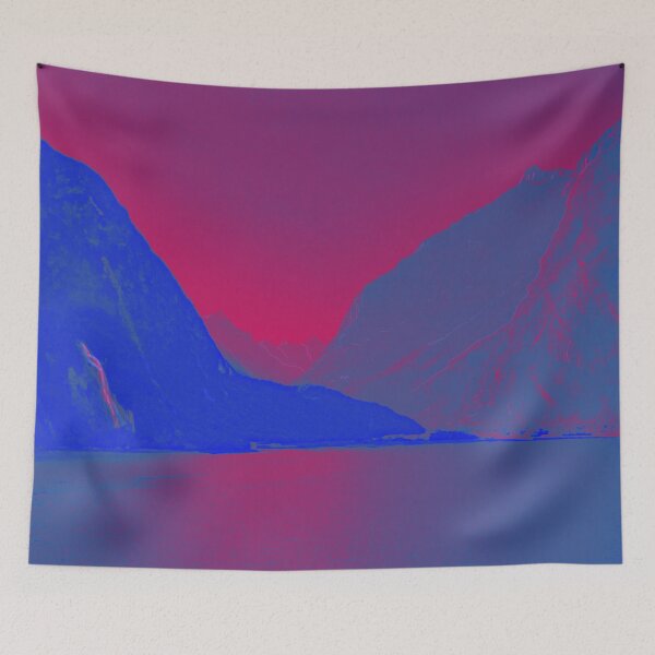 Artikelvorschau, Milford Sound Artwork entworfen und verkauft von janraydesigns.