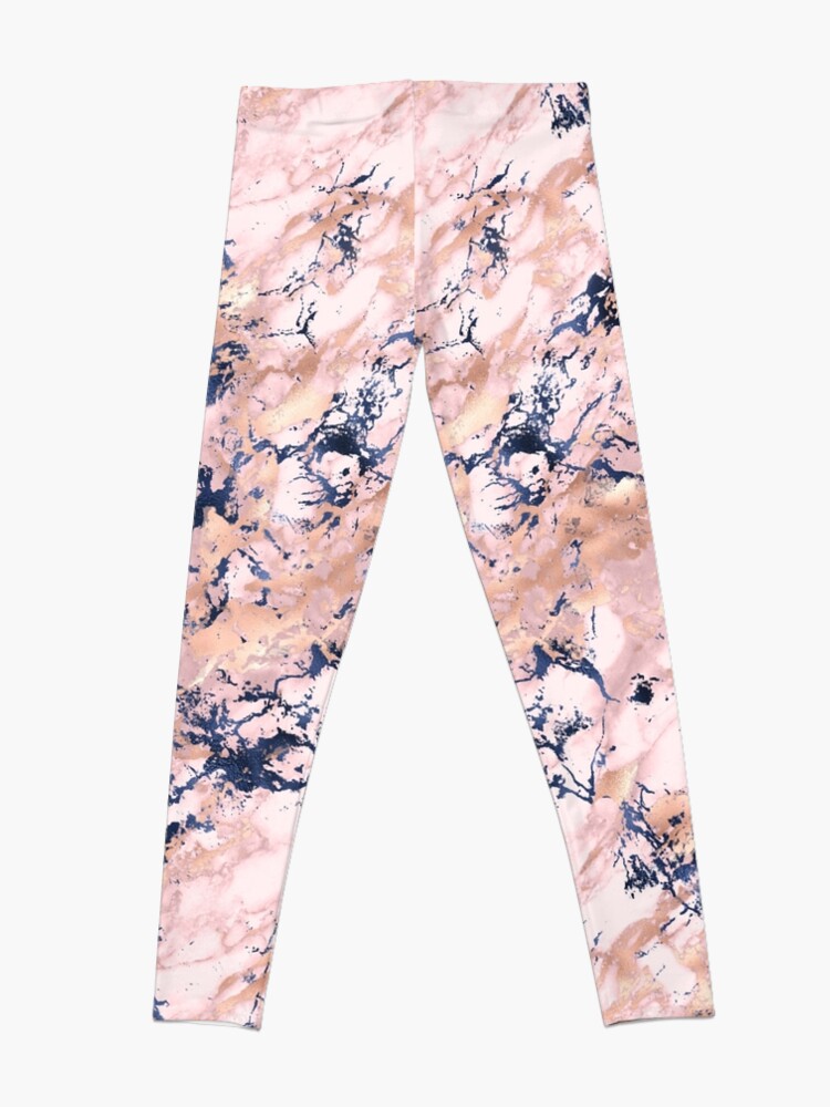 Alternate view of Marble background Leggings