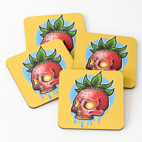 Item preview, Strawberry Skull designed and sold by Embodyarts.
