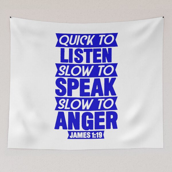 Item preview, James 1:19 designed and sold by plushism.