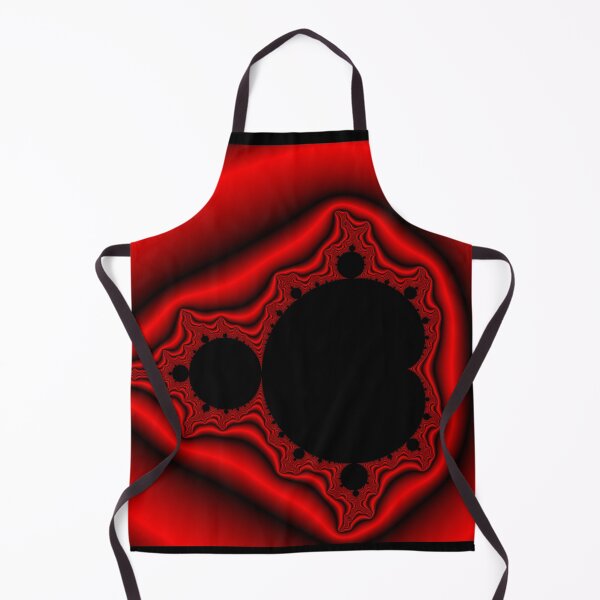 Item preview, Red Metallic Foil Mandelbrot Fractal designed and sold by magnetite360.