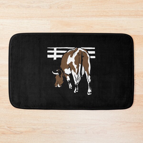 Item preview, Victorian Woodcut Brown and White Cow designed and sold by Pixelchicken.