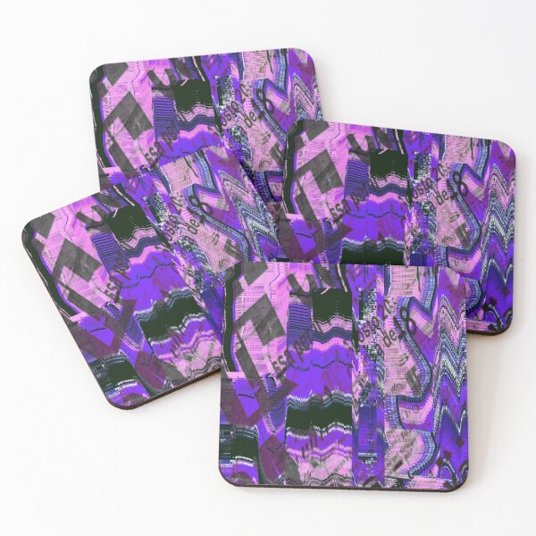 Item preview, Purple Glitch and words designed and sold by KevenTees.