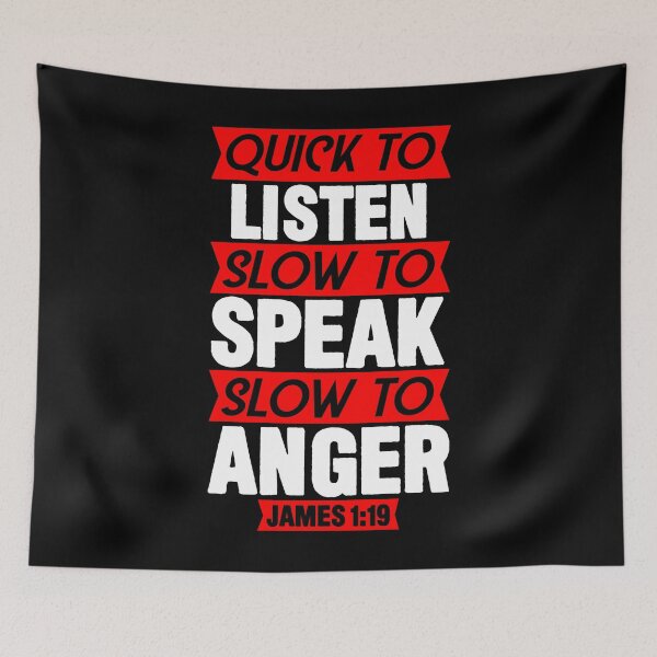 Item preview, James 1:19 designed and sold by plushism.