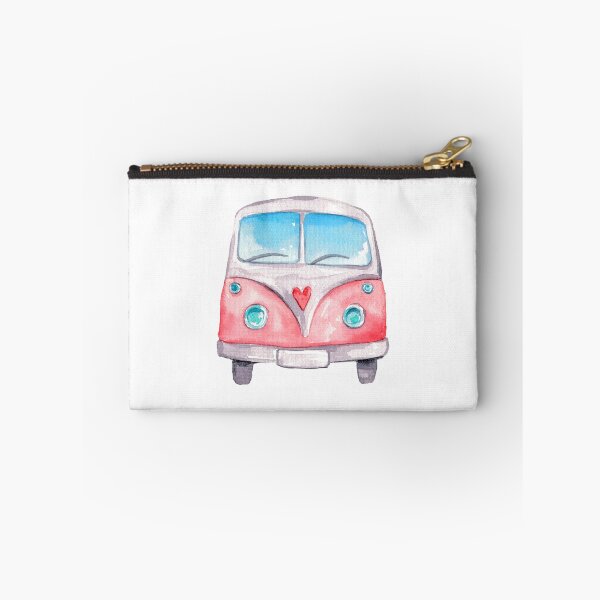 Item preview, Pink watercolor mini van - travel sticker  designed and sold by KIKAIA  The Label.