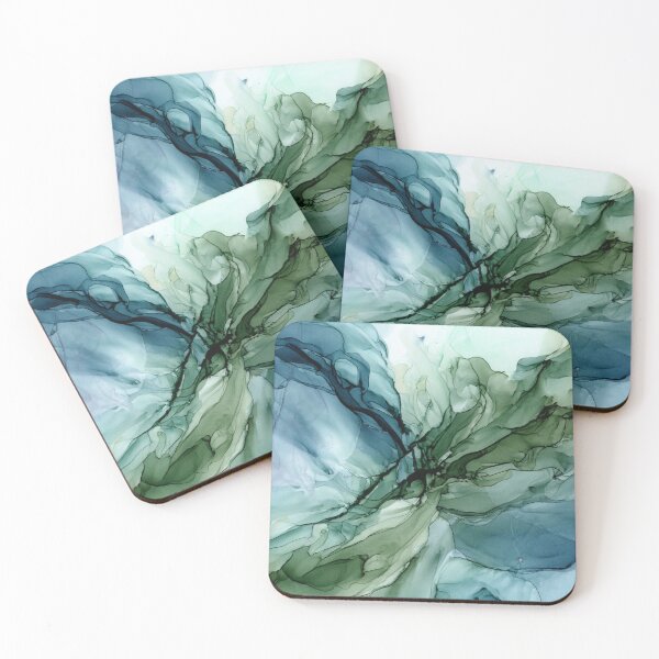 Item preview, Nature Landscape Inspired Abstract Flow Painting 1 designed and sold by Elizabeth  Karlson.